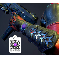 Arquivos STL Deadpool | Arma e Espada 3D para Imprimir