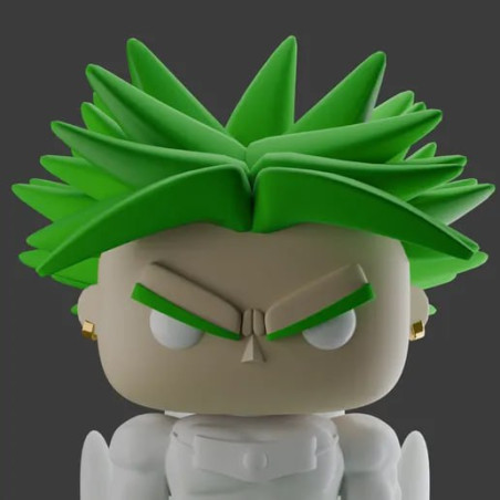 Broly Funko Pop - 3D Printable Dragon Ball Figurine
