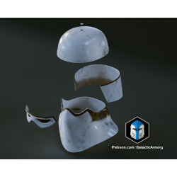 Imperial Snowtrooper Grunt Armor - Sixth Scale Figure 3D Model