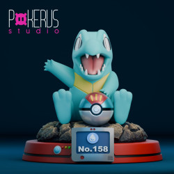 Totodile Pokemon STL - Arquivo para Impressora 3D