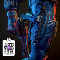 Arquivos STL Deadpool | Arma e Espada 3D para Imprimir