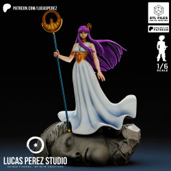 Saint Seiya Athena 3D Print Model – Anime Action Figure
