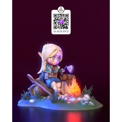 Marcille Donato Chibi STL | Delicious in Dungeon 3D Model