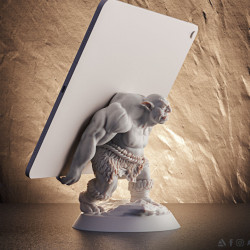 Troll Tablet Stand 3D Print – Funny Desk Organizer STL