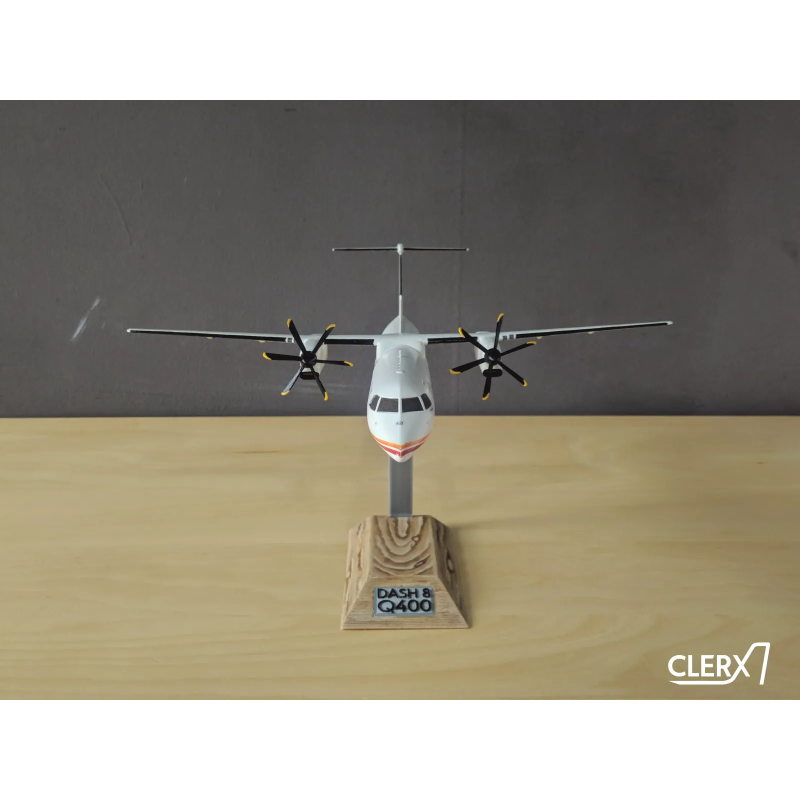 Dash 8 1:100 Scale STL - De Havilland Canada 3D Print Model