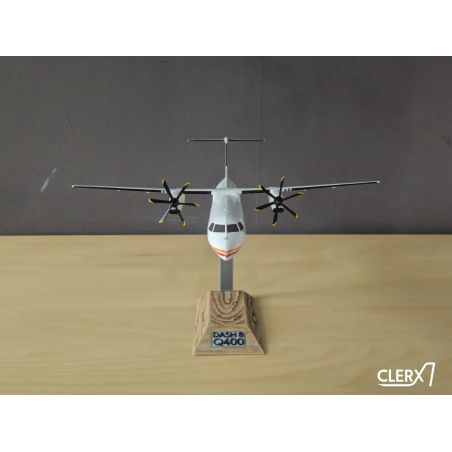 Dash 8 1:100 Scale STL - De Havilland Canada 3D Print Model