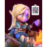 Marcille Donato Chibi STL | Delicious in Dungeon 3D Model