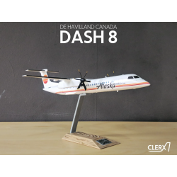 Dash 8 1:100 Scale STL - De Havilland Canada 3D Print Model