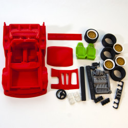 BMW E30 M3 Turbo Cartoon 3D Model - STL File for Printing