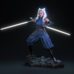 Ahsoka Tano 3D Model STL for 3D Printing