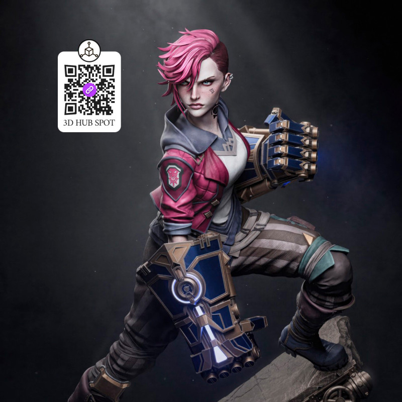 Modelo 3D Vi Arcane | Arquivos para Imprimir Batalha Mecânica Modelo 3D Vi Arcane | Arquivos para Imprimir Batalha Mecânica