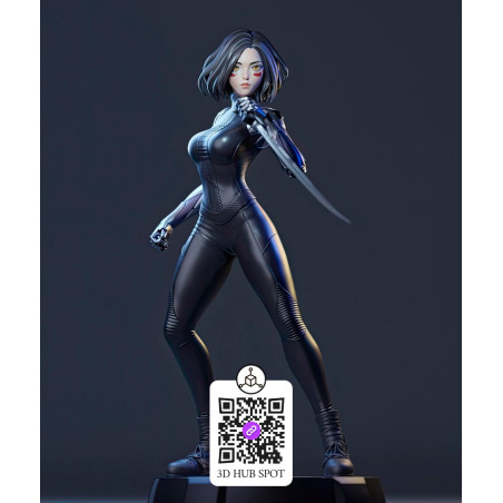Alita STL Files | High Detail 3D Print Model