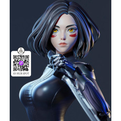 Alita STL Files | High Detail 3D Print Model