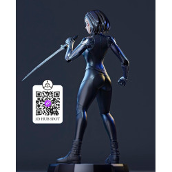 Alita STL Files | High Detail 3D Print Model