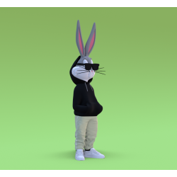Bugs Bunny Urban Vibes 3D Model
