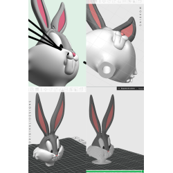 Bugs Bunny Urban Vibes 3D Model