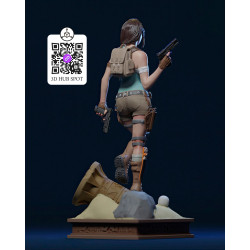 Lara Croft 3D Model - New Style for Printing