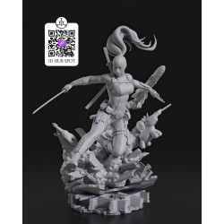 Modelo 3D Lady Deadpool - Edição Filme 2024