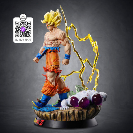 Goku vs Freeza 3D | Modelo Dragonball Z