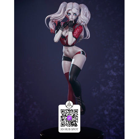 Harley Quinn Comic Diorama | 3D Print Model