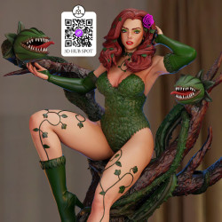 Poison Ivy 3D Print | Demon Flower Sculptures