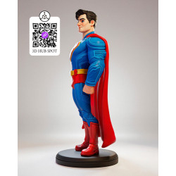 Figura 3D Superman | Colecionável Estilizado