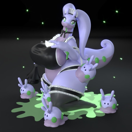 Goo Maid 3D Figure | Unique STL Model for Print