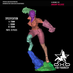 Modelo 3D Miniatura Vi | Figura para Jogos de Mesa