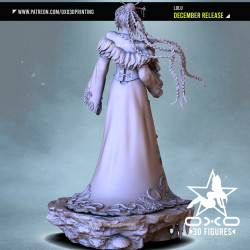 Lulu 3D Model | Final Fantasy Figurine