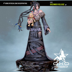 Modelo 3D Lulu | Figura de Final Fantasy