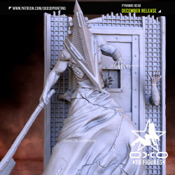 Pyramid Head 3D Model | Horror Miniature Figure