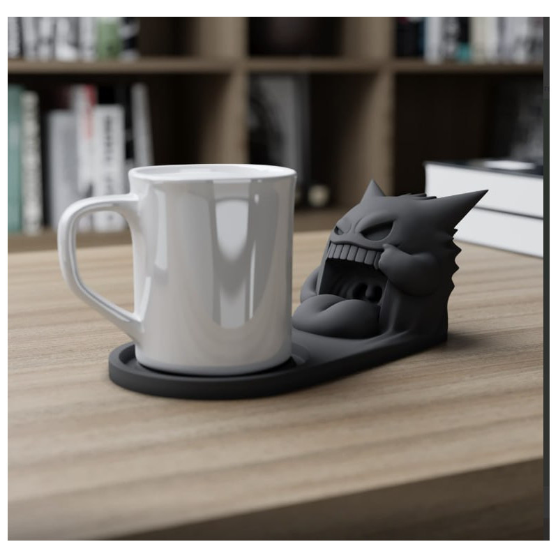 Suporte de Xícara Gengar 3D - Pokémon