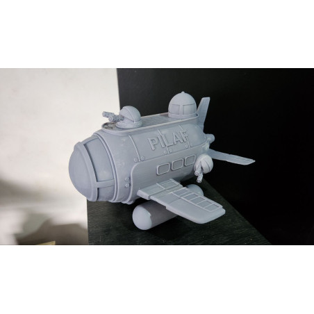 Pilaf's Aircraft Dragon Ball - 3D Model
