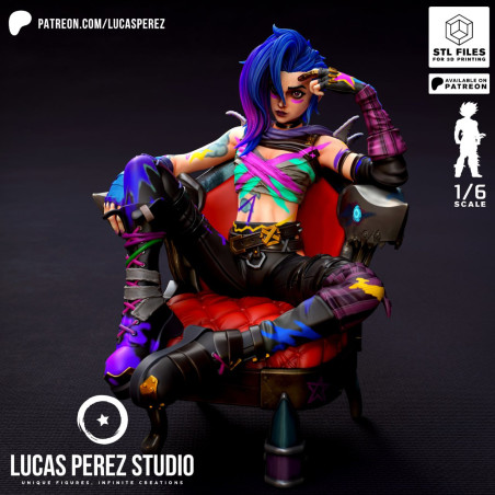 Modelo 3D Jinx | Impressão 3D