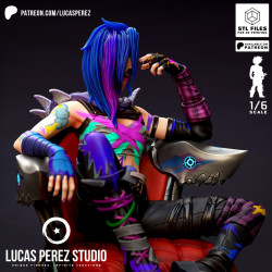 Modelo 3D Jinx | Impressão 3D