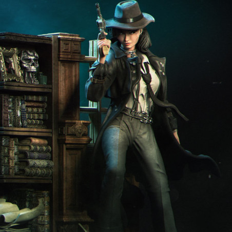 Laura, a Detetive: Diorama 3D Pré-Suportado