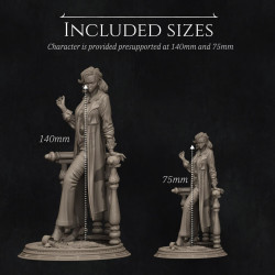 Laura 75mm and 140mm  Diorama: 3D Model for Collection