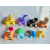 Imãs Bumbum Pokémon - Impressão 3D | Growlithe, Pikachu
