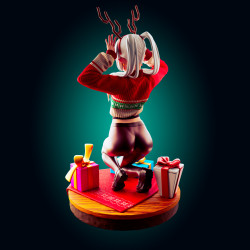 Esculturas de Natal Frieren: Imprima Sua Decoração Festiva 3D