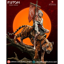 Kohana X Raion: 3D Print Samurai Figurine Model