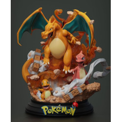 Diorama Charizard Impressão 3D: Modelo Evoluções Pokemon