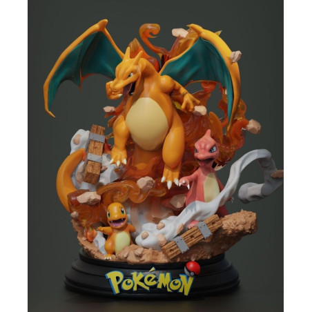 Diorama Charizard Impressão 3D: Modelo Evoluções Pokemon