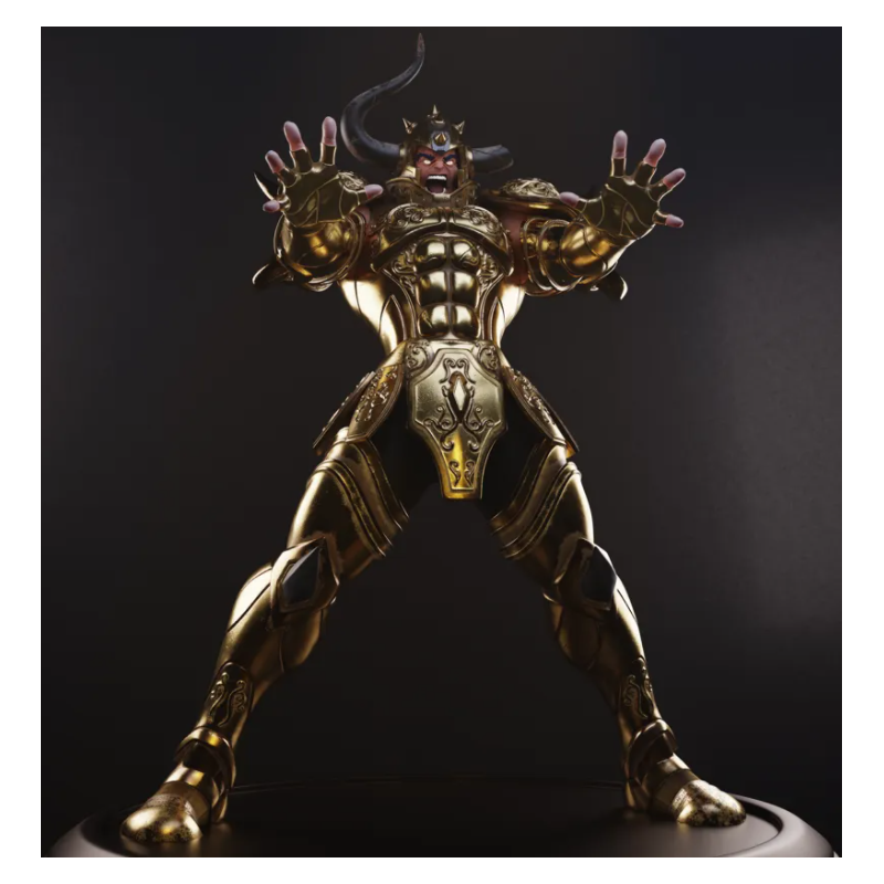 Aldebaran 3D Print Model: Golden Armored Knight
