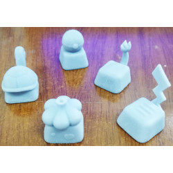 Keycaps Edição Poke: Modelo 3D para Teclado Mecânico