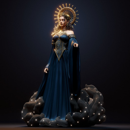 3D Print Nyx: Goddess of the Night Sculptures