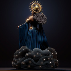 3D Print Nyx: Goddess of the Night Sculptures