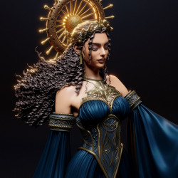 3D Print Nyx: Goddess of the Night Sculptures