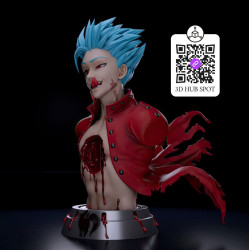 Modelo 3D Ban Bust STL | Figura Os Sete Pecados