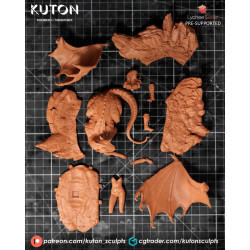 Pyralis Sculpture and Bust: 3D Print Model - STL File