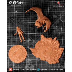 Pyralis Sculpture and Bust: 3D Print Model - STL File